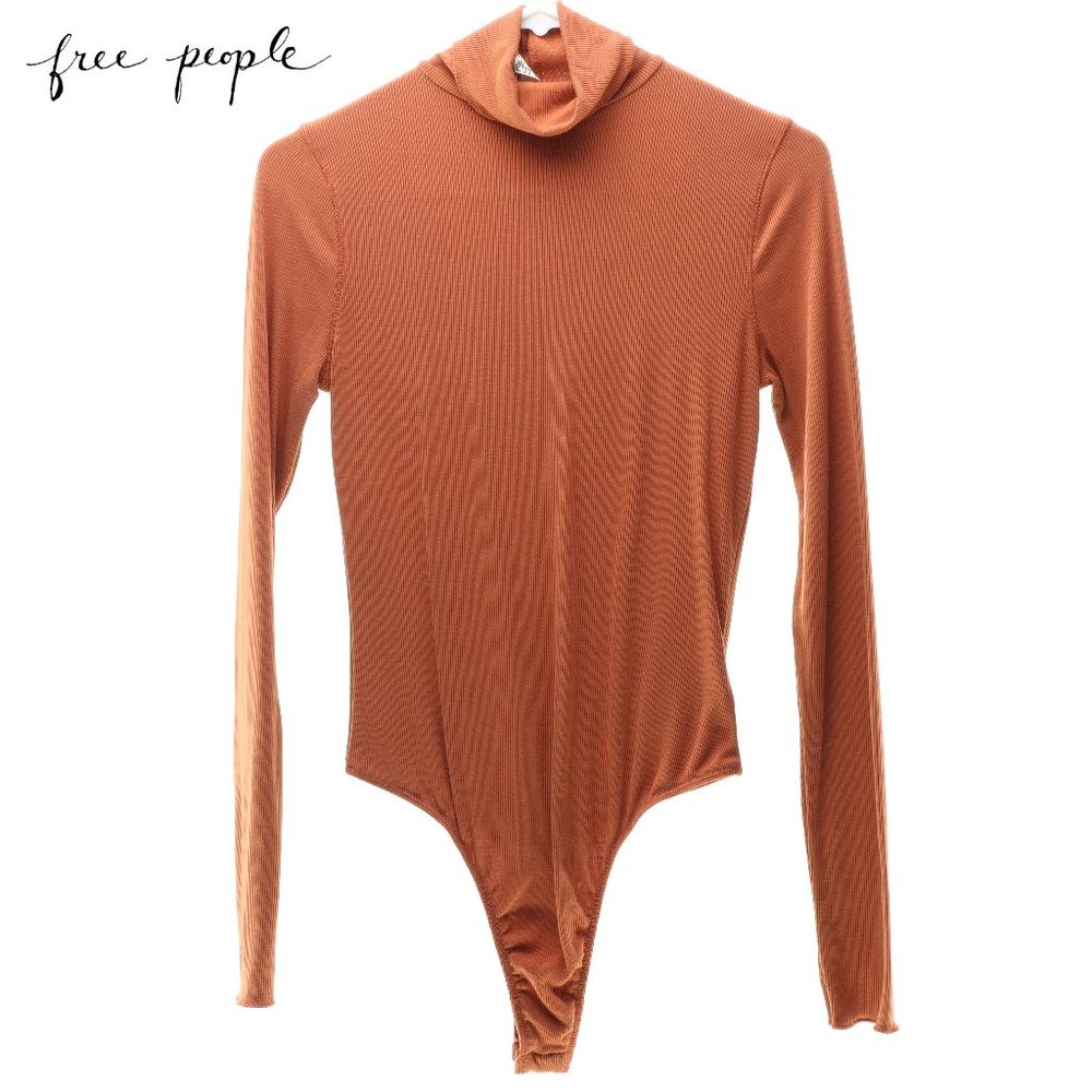 Free People Intimately That Classic Girl Bodysuit Women Size M Terracotta